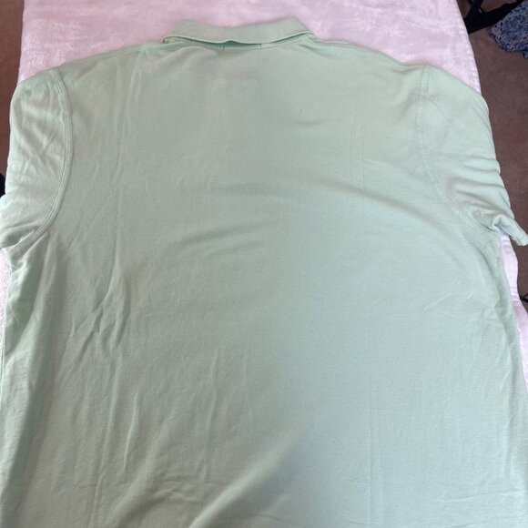 Simply Southern Polo Shirt Mens Size XL Green Pink Turtle Logo Preppy Cotton - Picture 8 of 10